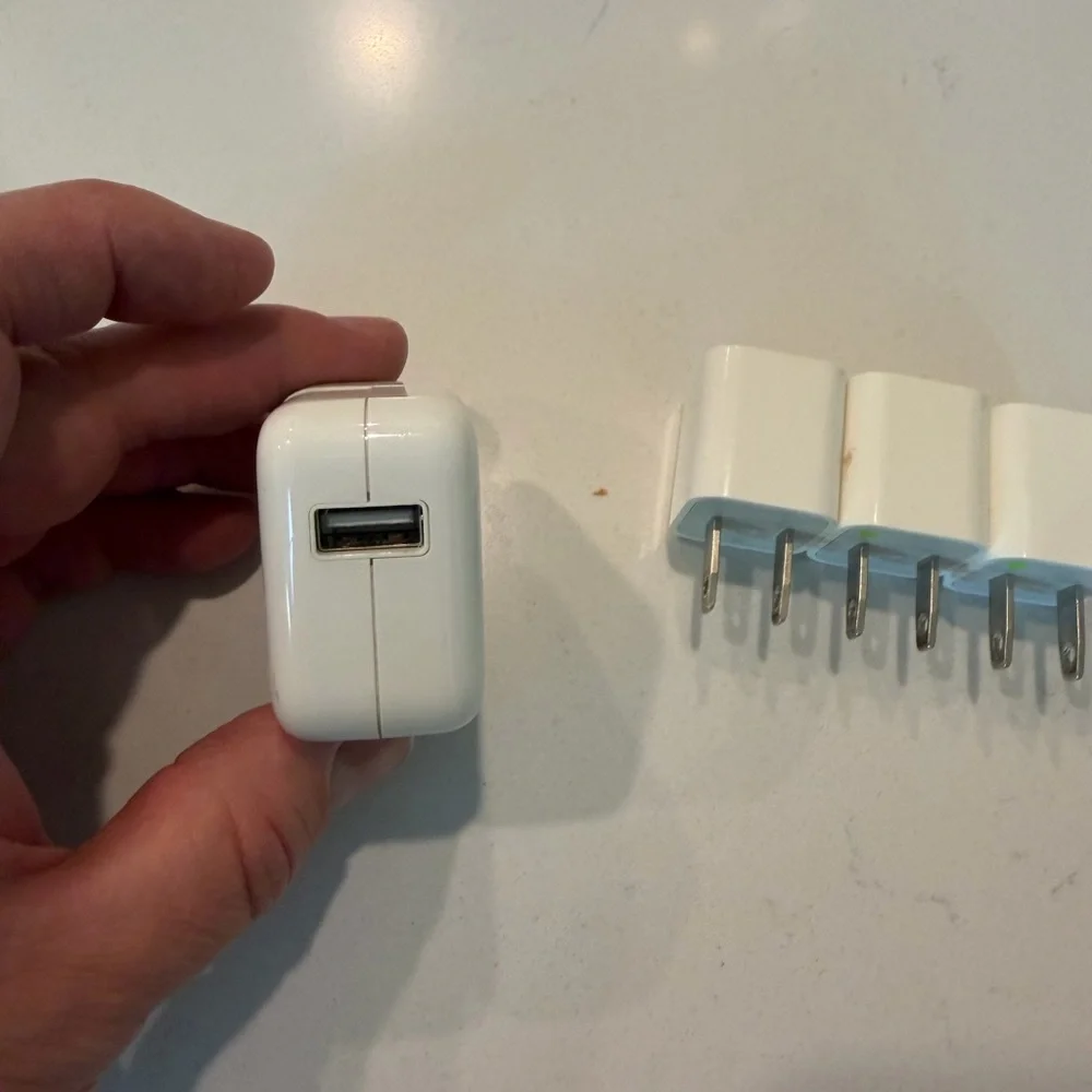iPhone charger plugs